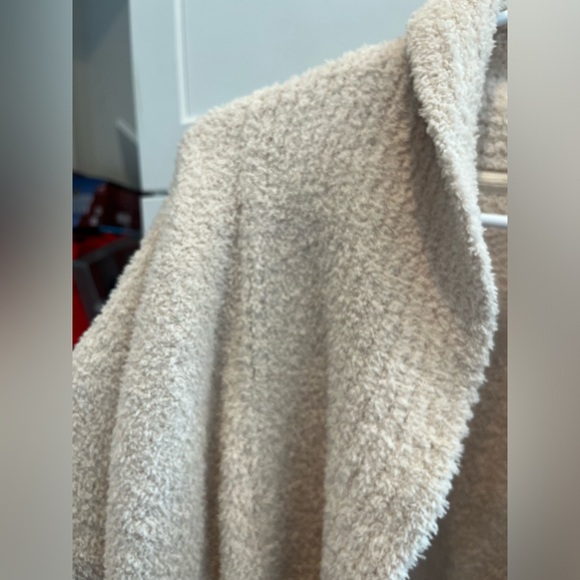 NWT Cupcakes & Cashmere Cozy Knit Beige Cardigan Size Medium - Picture 6 of 7